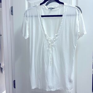 James Peres white T-shirt Size 3